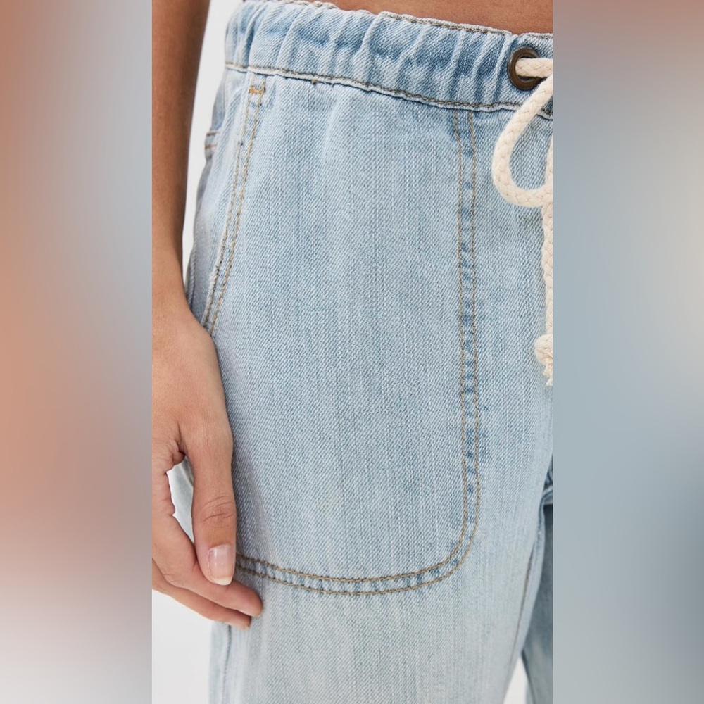 One Teaspoon Shabbies Drawsting Boyfriend jean -like new! - Picture 5 of 13